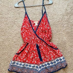 Band of Gypsies Floral Romper!